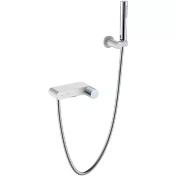 Смеситель для ванны с душем Boheme Stick белый - хром