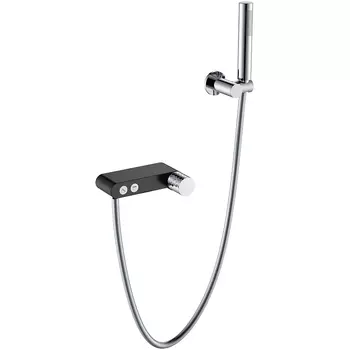Смеситель для ванны с душем Boheme Stick черный - хром