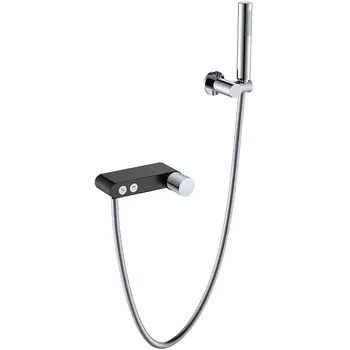 Смеситель для ванны с душем Boheme Stick черный - хром