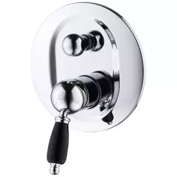 Смеситель для душа Caprigo Adria-Uno 02B-551-crm хром, черный