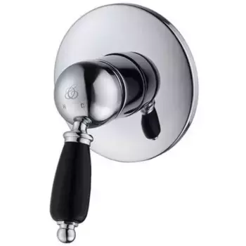 Смеситель для душа Caprigo Adria-Uno хром, черный