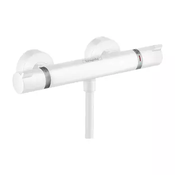 Смеситель для душа Hansgrohe Ecostat Comfort с термостатом белый матовый