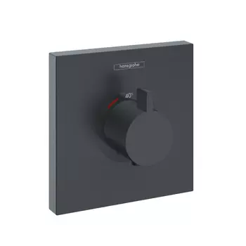 Смеситель для душа Hansgrohe ShowerSelect HighFlow с термостатом черный матовый