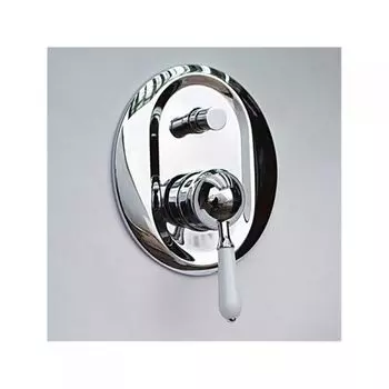 Смеситель для душа Magliezza Grosso bianco хром (50147-cr)