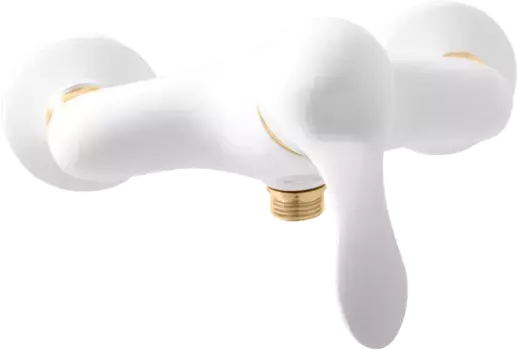 Смеситель для душа Rav Slezak Labe белый - золото