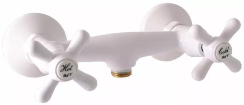 Смеситель для душа Rav Slezak Morava retro белый