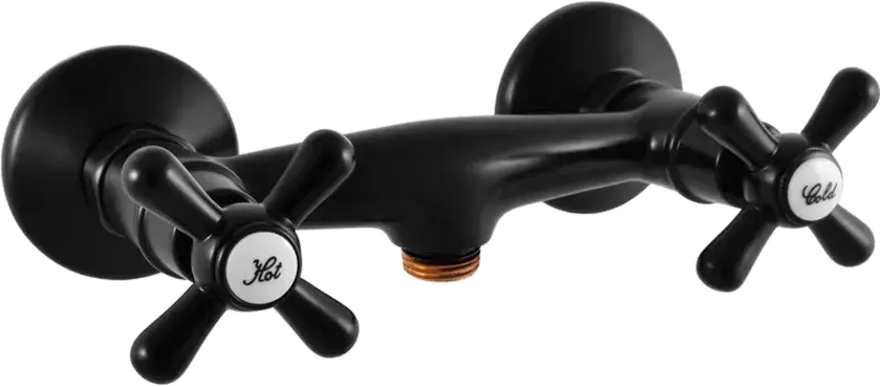 Смеситель для душа Rav Slezak Morava retro черный матовый