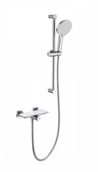 Смеситель для душа с гарнитуром WONZON & WOGHAND, Хром (WW-B2052-A-CR)
