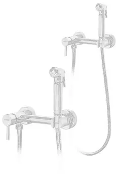 Смеситель для душа с гигиеническим набором Hansberge NORDIC H0099WW Белый