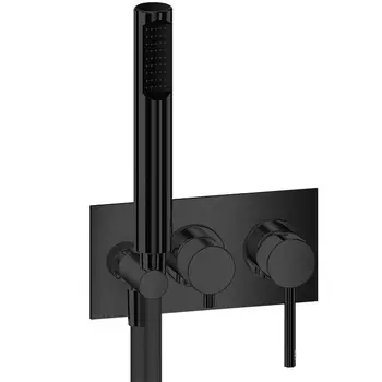 Смеситель для душа Webert Elio черный матовый