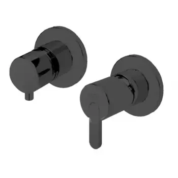 Смеситель для душа встраиваемый Cezares Leaf черный