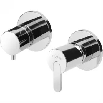 Смеситель для душа встраиваемый Cezares Leaf хром