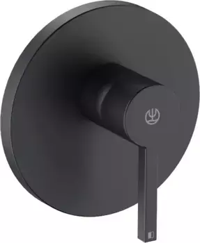 Смеситель для душа встраиваемый Kludi Nova Fonte Puristic черный матовый