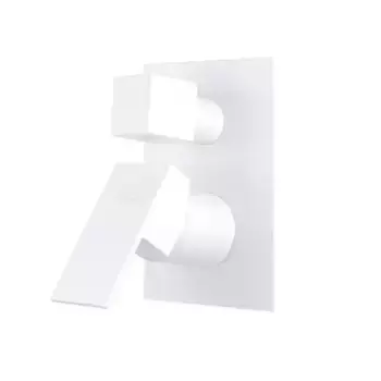 Смеситель для душа встраиваемый Webert Pegaso PE880601740, белый