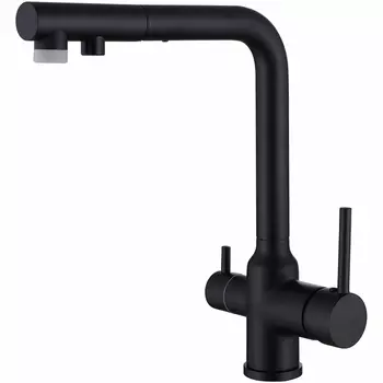 Смеситель для кухни Abber Emotion AF8814B матовый черный