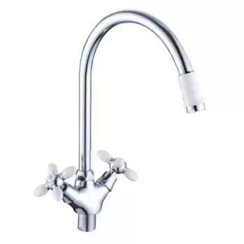 Смеситель для кухни Cron CN46127-8, белый