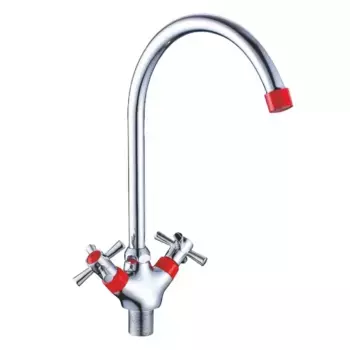 Смеситель для кухни Cron CN46142-6, красный