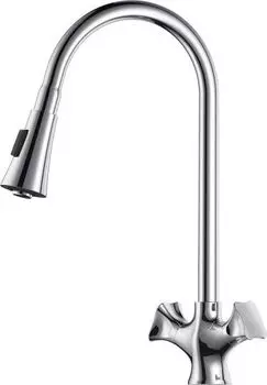 Смеситель для кухни D&amp;K Hessen.Grimm с выдвижной лейкой (DA1382501)