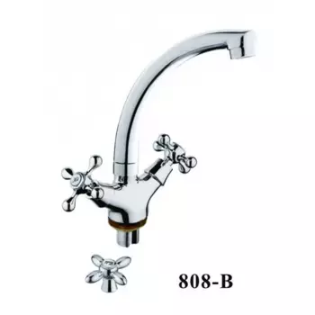 Смеситель для кухни D-Lin D153808-B, хром