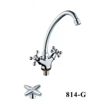 Смеситель для кухни D-Lin D153814-G, хром