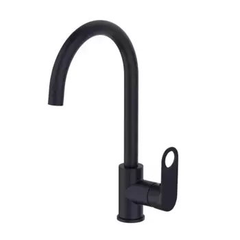 Смеситель для кухни D-Lin D155377-A, черный