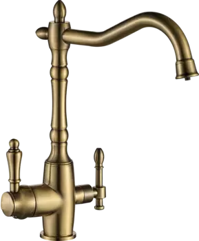 Смеситель для кухни Domaci Равенна U-18 бронза