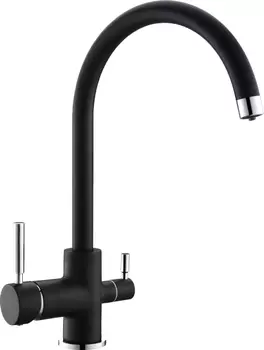 Смеситель для кухни Domaci Солерно EC-3007 морион