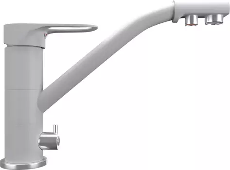 Смеситель для кухни Domaci Солерно UQ-010-04 платина