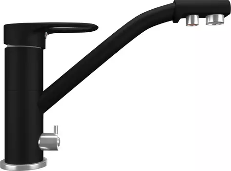 Смеситель для кухни Domaci Солерно UQ-010-07 уголь