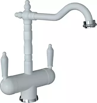 Смеситель для кухни Florentina Ария FL белый матовый