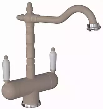 Смеситель для кухни Florentina Ария FL бежевый матовый