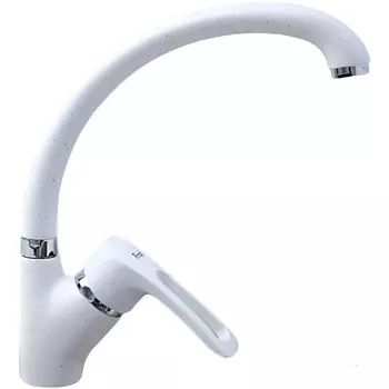 Смеситель для кухни Frap белый