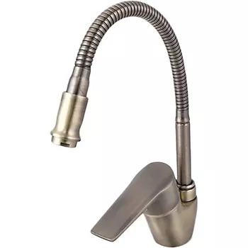 Смеситель для кухни Frap бронзовый