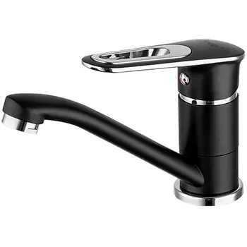 Смеситель для кухни Frap черный хром