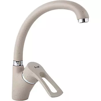 Смеситель для кухни Frap светло-бежевый