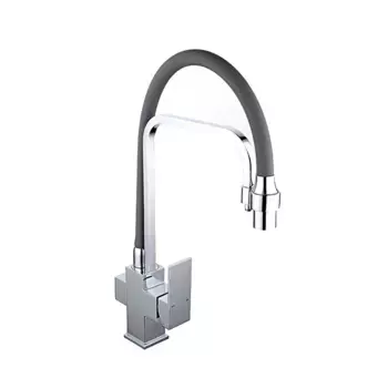 Смеситель для кухни Gappo хром с черным