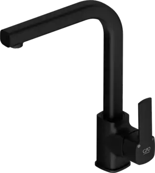Смеситель для кухни GPD Pedra MTE160-S черный матовый