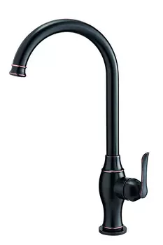 Смеситель для кухни GPD Tauro черный матовый