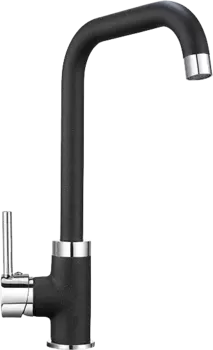 Смеситель для кухонной мойки Granula GR-0041 черный черный