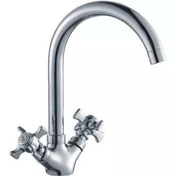 Смеситель для кухонной мойки Haiba HB4624 хром