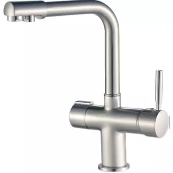 Смеситель для кухонной мойки Haiba HB70088-5 с возможностью подключения фильтра нержавеющая сталь