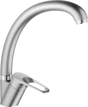 Смеситель для кухни Haiba серый матовый