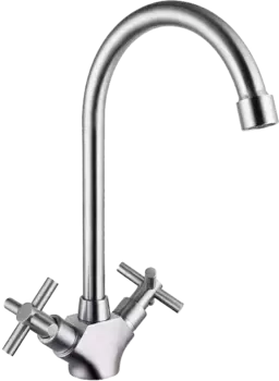 Смеситель для кухонной мойки Haiba HB49808 сталь