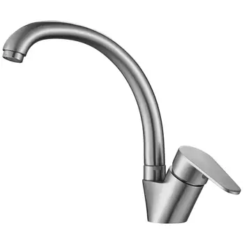 Смеситель для кухонной мойки Haiba HB41801-2 сталь