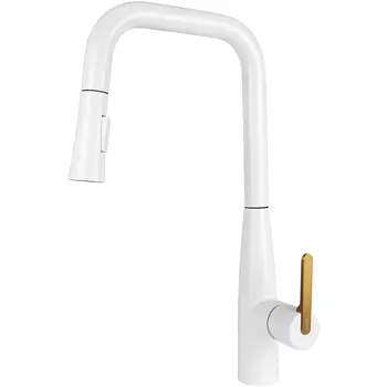 Смеситель для кухни Kaiser Claro белый матовый