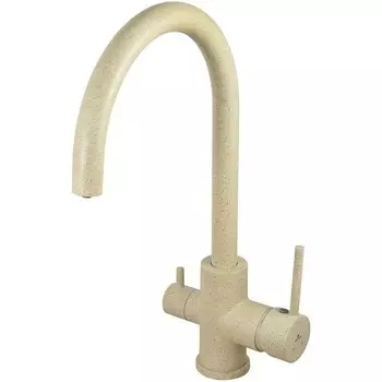 Смеситель для кухни Kaiser Merkur 26744-16 с подключением к фильтру бежевый, песочный