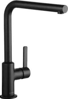 Смеситель для кухни Kludi L-ine черный матовый