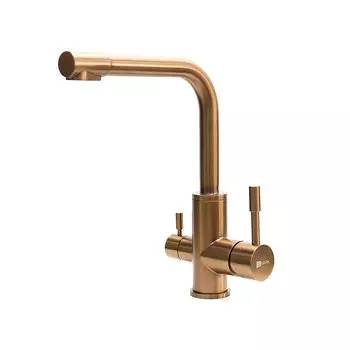 Смеситель для кухни Lemark Expert розовое золото (LM5061RGN)