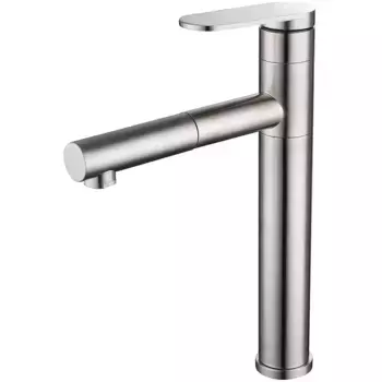 Смеситель для кухни Melana Stello сталь