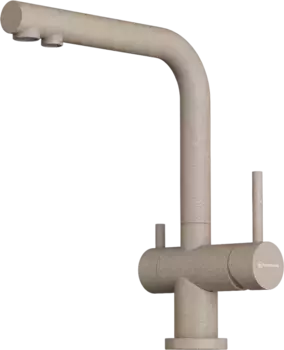 Смеситель для кухни Omoikiri Nagano с подключением к фильтру бежевый матовый